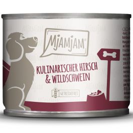 MjAMjAM Dog Dose Hirsch + Wildschwein + Preiselbeeren 200g