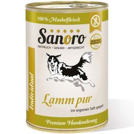 Sanoro Pures Muskelfleisch Lamm pur 400g