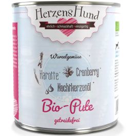HerzensHund Bio-Pute mit Bio-Karotte -getreidefrei- 800g