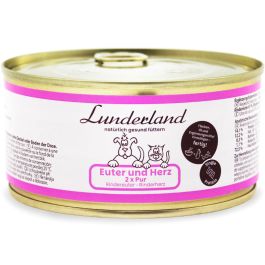 Lunderland Reinfleisch Mix-Dose Euter + Herz 300g
