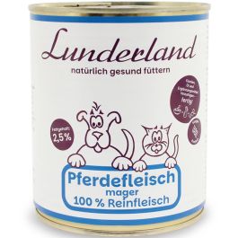 Lunderland Reinfleisch-Dose Pferdefleisch mager 800g
