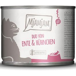 MjAMjAM Dose DUO zarte Ente + saftiges Huhn an Möhrchen 200g
