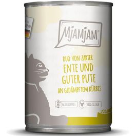 MjAMjAM Dose DUO von zarter Ente + guter Pute an Kürbis 400g