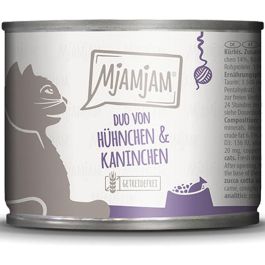 MjAMjAM Dose DUO saftiges Huhn + Kaninchen an Kürbis 200g
