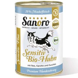 Sanoro Sensitiv Plus Bio-Huhn mit Bio-Reis+Bio-Karotte 400g
