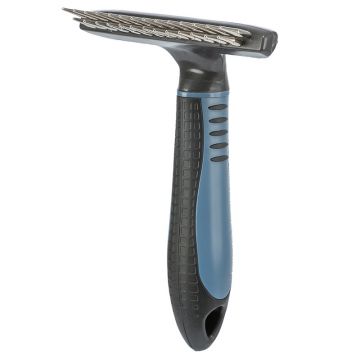Metallstriegel, Langhaar, Doppelzinken, 10x15 cm