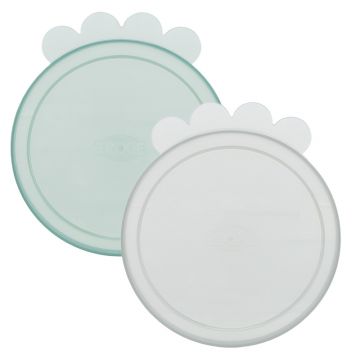 2 Dosendeckel 10 cm, farblich sortiert