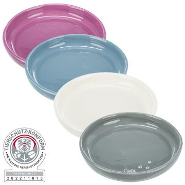 Keramiknapf XXL Katze, flach, 0,35l/18cm