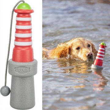 Aqua Toy Leuchtturm am Seil, TPR, 20 cm