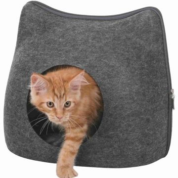 Kuschelhöhle Cat, 38 x 35 x 37 cm, anthrazit