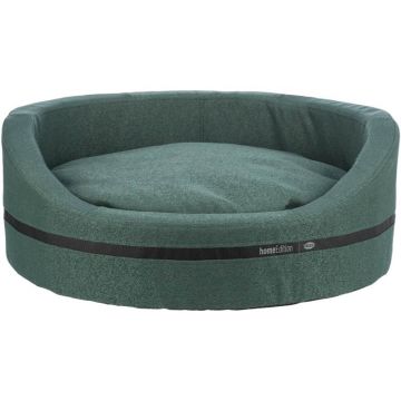 Bett CityStyle, oval, dunkelgrün