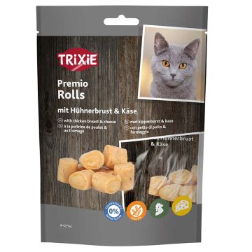 Premio Chicken und Cheese Rolls 50g