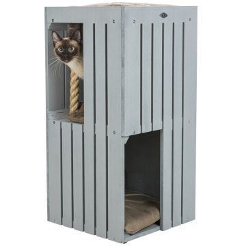 BE NORDIC Cat Tower Juna, 77cm, grau