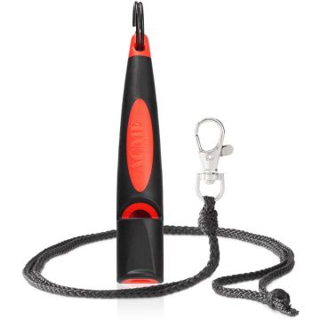 ACME Hundepfeife 211,5 - Black / DG Orange mit Pfeifenband