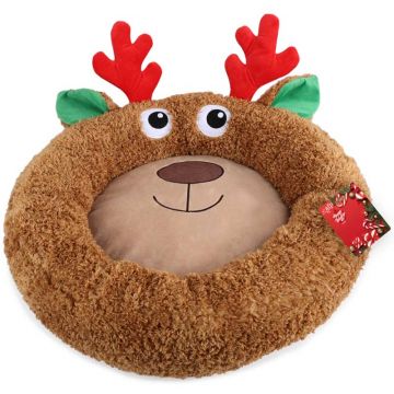AFP Happy Holidays Hundebett Rentier ca. 50cm