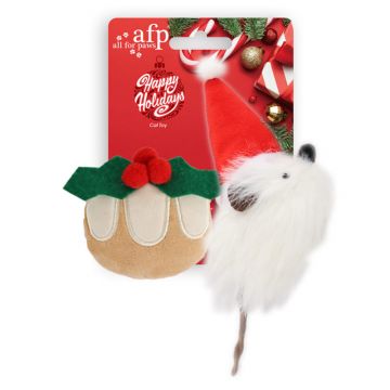 AFP Happy Holidays Katzenspielzeug, 2er-Set
