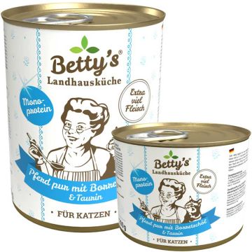 Betty's Landhausküche Dose Pferd PUR + Borretschöl