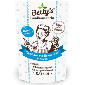 Betty's Landhausküche Pouch Pferd PUR + Borretschöl 100g