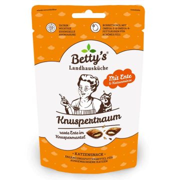 Betty's Landhausküche Snack - Knuspertraum Ente + Minze 50g Betty's Landhausküche Snack - Knuspertraum Ente + Minze 50g