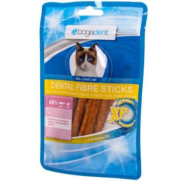 Bogadent DENTAL FIBRE STICKS Lachs Katze 50g