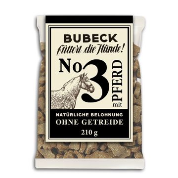 Bubeck Getreidefreier Snack Nr. 3 mit Pferd 210g