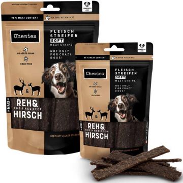 Chewies Fleischstreifen Soft Reh und Hirsch