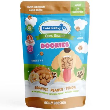 Cold & Dog Dookies Hundekeks Erdnuss + Banane 120g