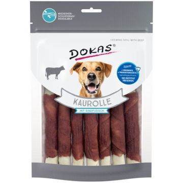 Dokas Dog Snack Kaurolle mit Rindfleisch 190g Dokas Dog Snack Kaurolle mit Rindfleisch 190g