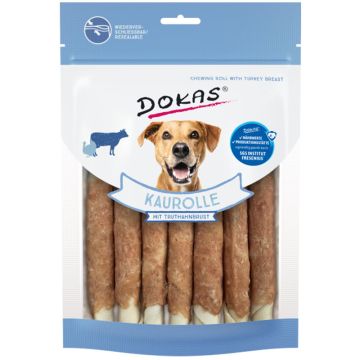 Dokas Dog Snack Kaurolle mit Truthahnbrust 190g Dokas Dog Snack Kaurolle mit Truthahnbrust 190g