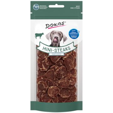 Dokas Dog Snack Mini Steaks Rindfleisch 50g Dokas Dog Snack Mini Steaks Rindfleisch 50g