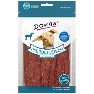 Dokas Dog Snack Pferdefleisch getrocknet 60g Dokas Dog Snack Pferdefleisch getrocknet 60g