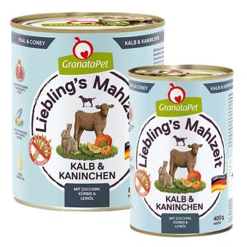 Granatapet Lieblingsmahlzeit Kalb und Kaninchen