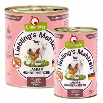 Granatapet Lieblingsmahlzeit Lamm und Hühnerherzen