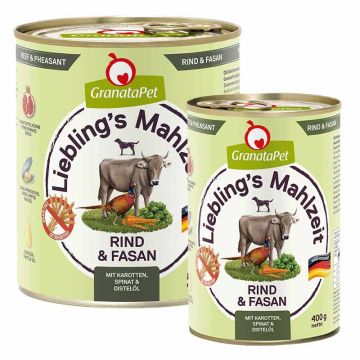 Granatapet Lieblingsmahlzeit Rind und Fasan