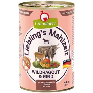 Granatapet Lieblingsmahlzeit Wildragout und Rind