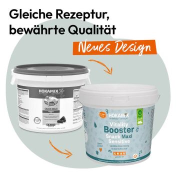 Grau Hokamix Vitality Booster Snack Maxi Sensitive