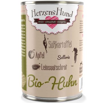 HerzensHund Bio-Huhn mit Bio-Gemüse