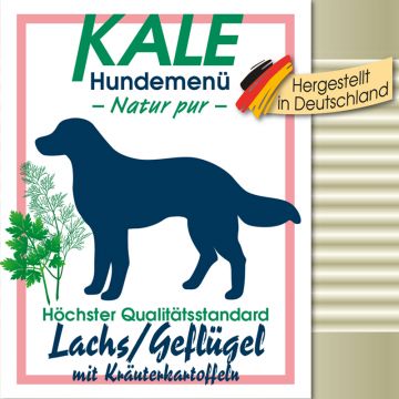 Kale Dose Lachs/Geflügel mit Kräuterkartoffeln