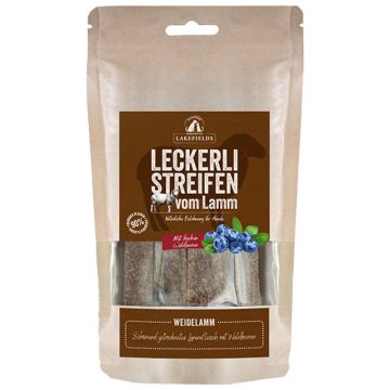 Lakefields Trockenfleischstreifen Weidelamm 150g