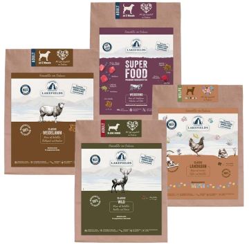Lakefields Trockenfutter Hund Vorteilspack 4 x 1 kg