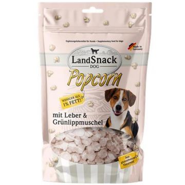LandSnack Dog Popcorn mit Leber und Grünlippmuschel 100g