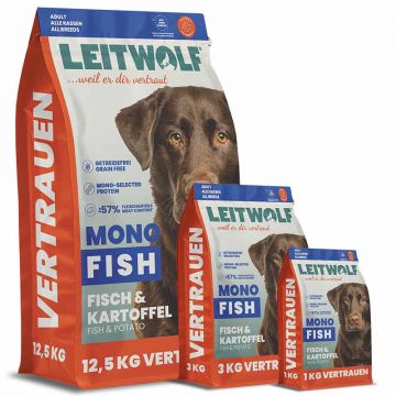 Leitwolf Mono Fish Adult Fisch + Kartoffel