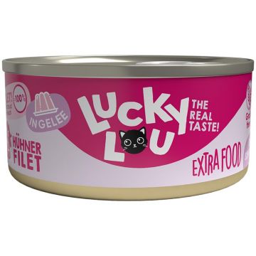 Lucky Lou Extrafood Hühnerfilet in Gelee 70g