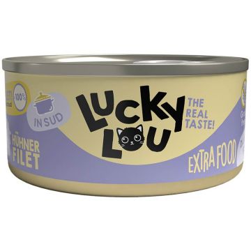 Lucky Lou Extrafood Hühnerfilet in Sud 70g