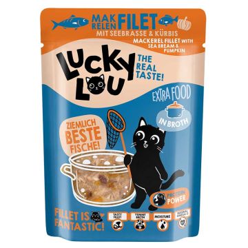 Lucky Lou Extrafood Makrelenfilet + Seebrasse  in Broth