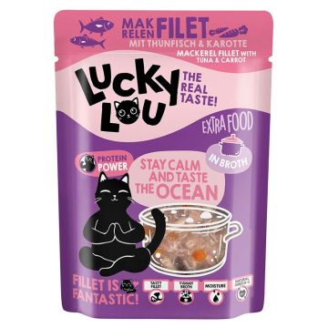 Lucky Lou Extrafood Makrelenfilet + Thunfisch in Broth