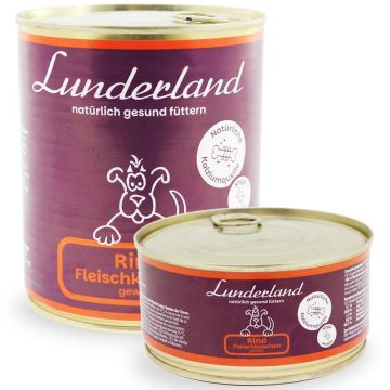 Lunderland Fleischknochen vom Rind, gewolft Dose