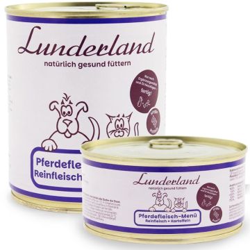 Lunderland Pferdefleisch-Menü