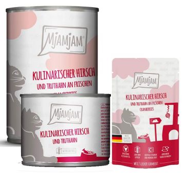 MjAMjAM kulinarischer Hirsch + Truthahn an Cranberries