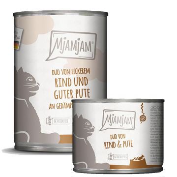 MjAMjAM DUO von leckerem Rind + guter Pute an Kürbis